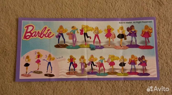 Barbie барби киндер сюрприз