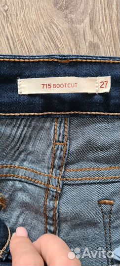 Джинсы levis оригинал 715 bootcut