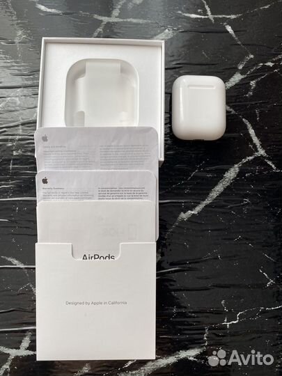 Беспроводные наушники apple airpods 2