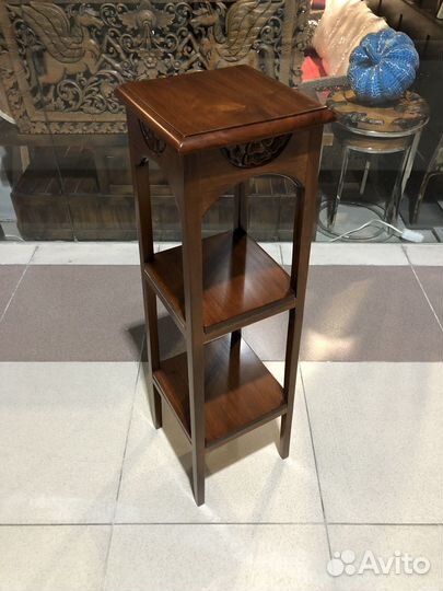 Подставка для цветов напольная деревянная