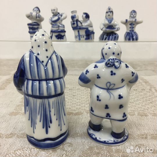 Коллекция авторских скульптур гжель