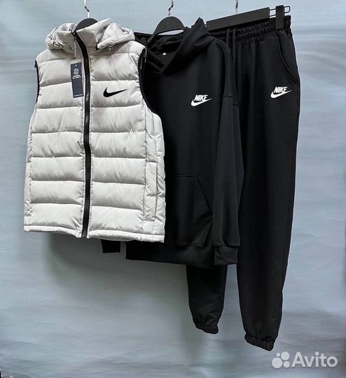 Спортивный костюм мужской Nike тройка легкий