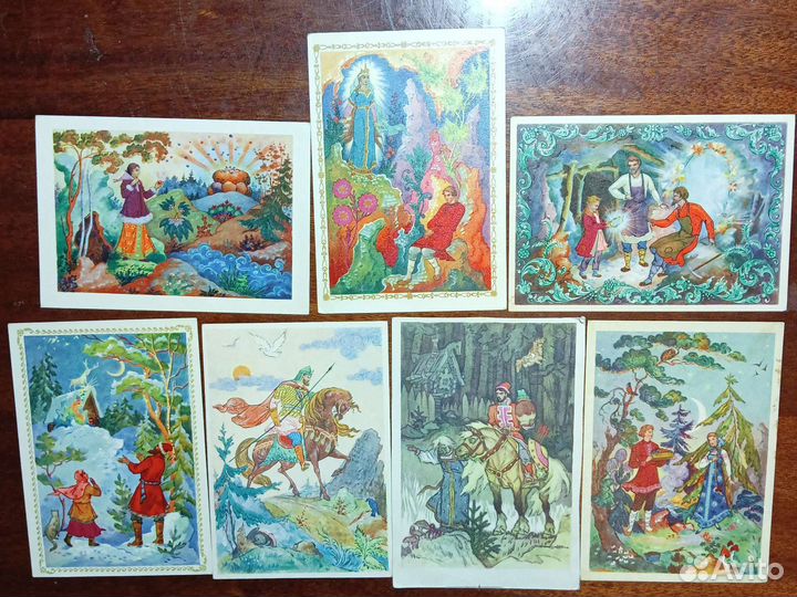 Открытки СССР Сказки