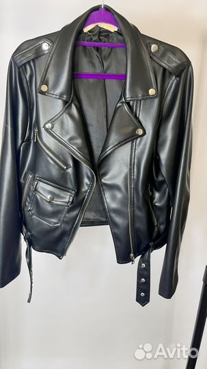 Кожаная куртка косуха 44-46р
