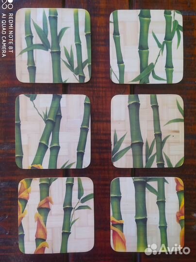 Набор подставок (бамбук)