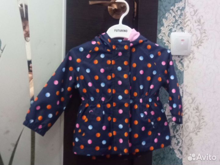 Ветровка куртка для девочки 74