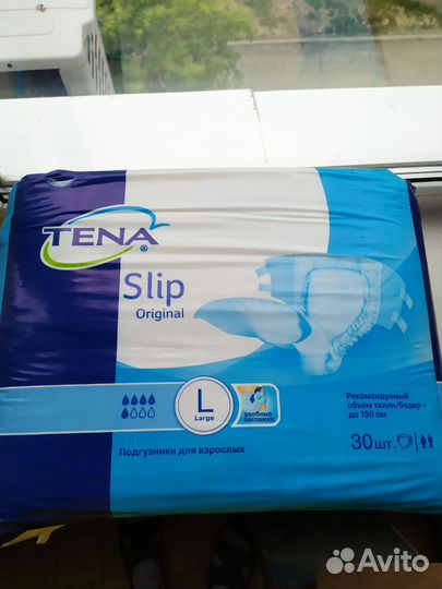 Памперсы для взрослых tena Slip Original L(3) разм
