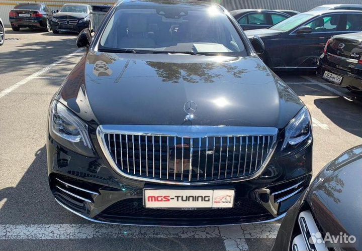 Решетка радиатора Mercedes S-class w222 Maybach