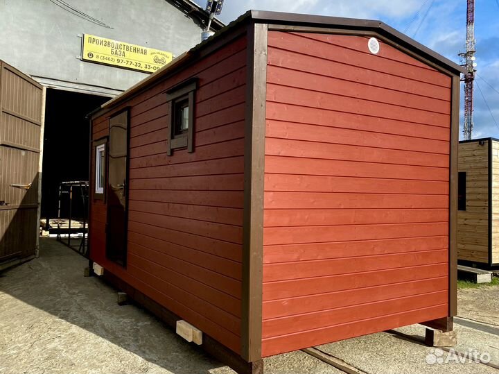 369 Модульная баня, каркасная баня под ключ