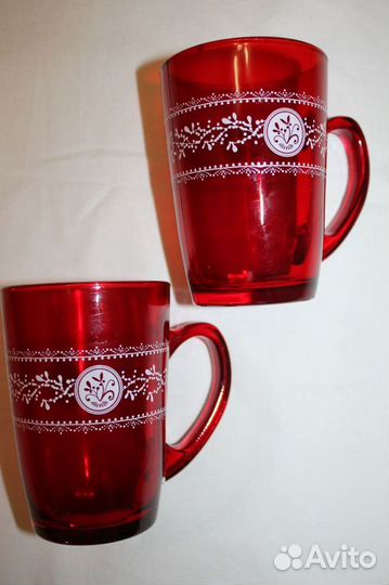 Стаканчик детский пиала СССР набор красный