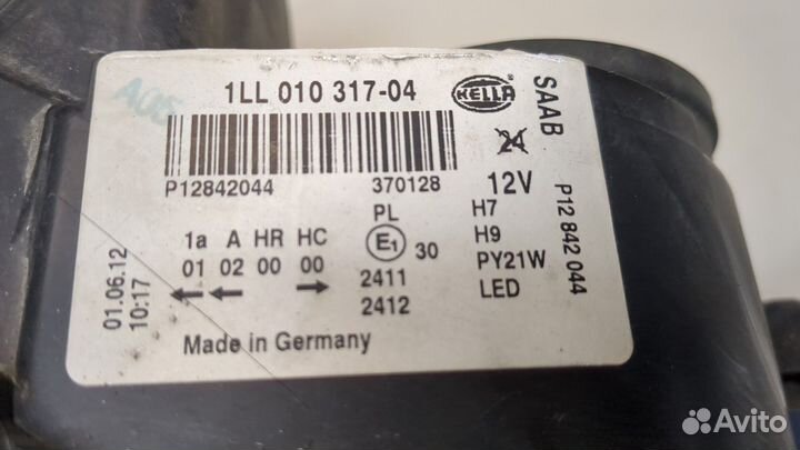 Фара (передняя) правая Saab 9-3