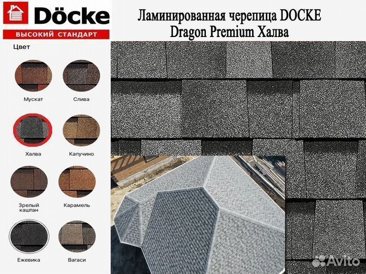 Мягкая кровля Docke Dragon Premium