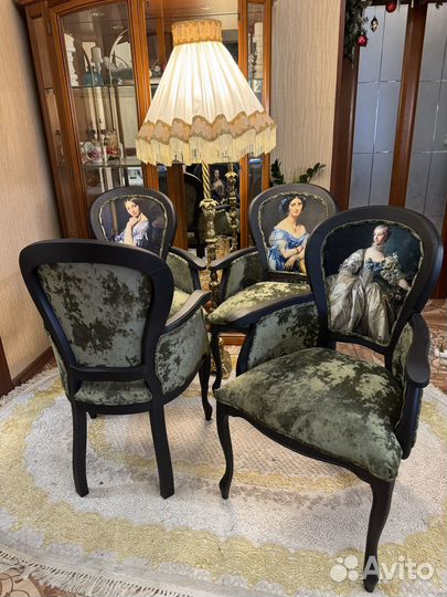 Новые полукресла, в стиле Барокко, 4шт