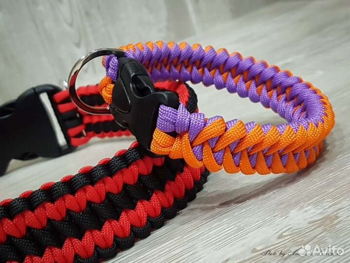 Ошейники для собак из паракорда