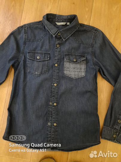 Джинсовая рубашка