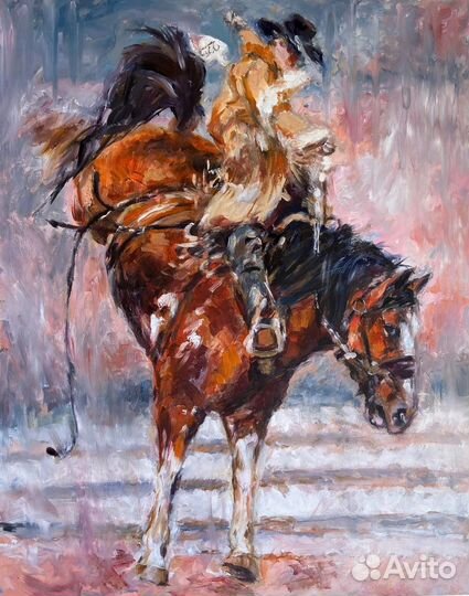 Картина маслом Лошадь