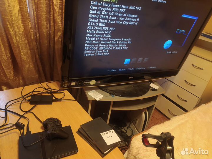 Sony PS2 чипованная новый лазер 64гб юсб fmcb игры