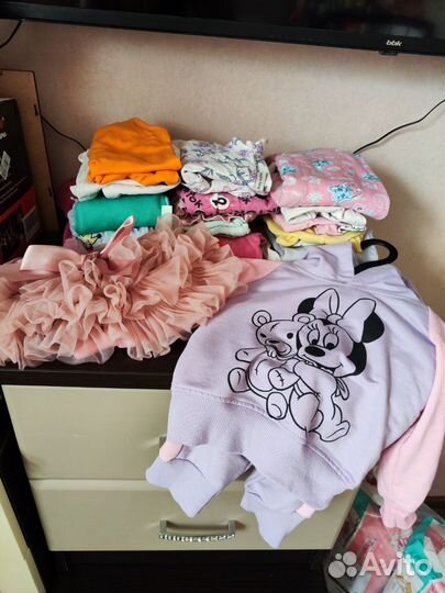 Вещи для девочки 74-80 пакетом