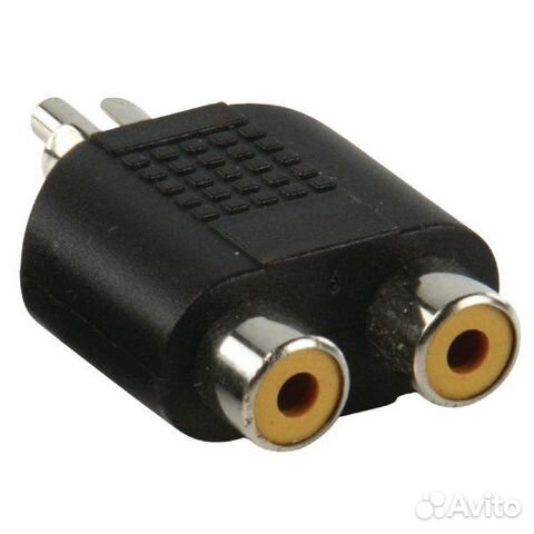 Переходник 1RCA-2RCA