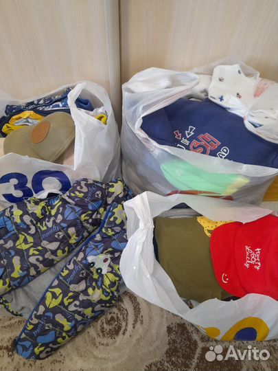 Одежда для мальчика пакетом 86 92