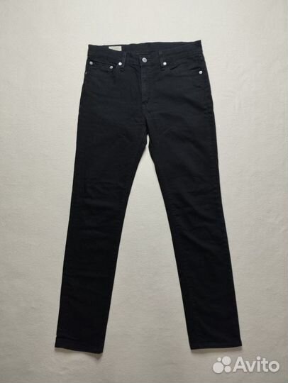 Levis 511 чёрные джинсы W32 L32