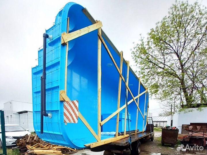 Бассейн пластиковый 8x3