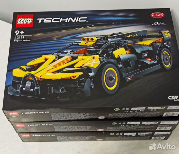 Kонcтруктop lеgo Теchnic Бoлид Бугaтти