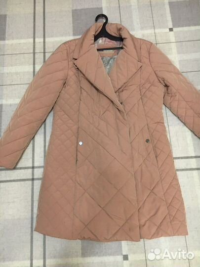 Пальто стеганное демисезонное