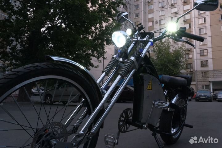 Электровелосипед чоппер Challenger 3000 Ватт