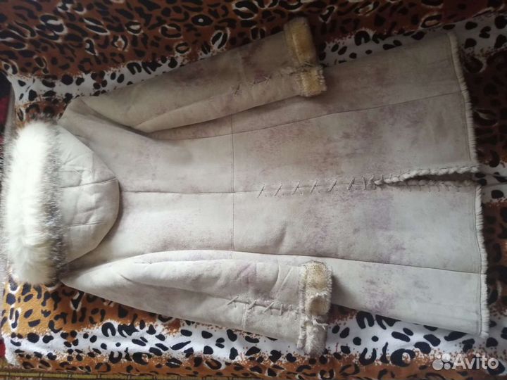 Дубленка натуральная женская 46 48 размер