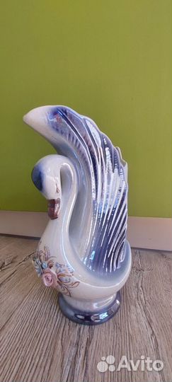 Ваза-лебедь кисловодский фарфор