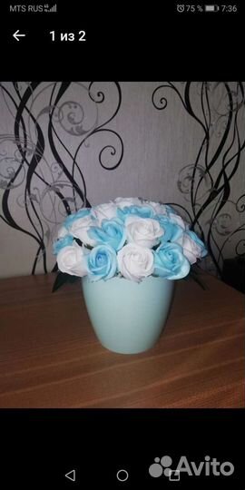 Мыльные букеты из роз