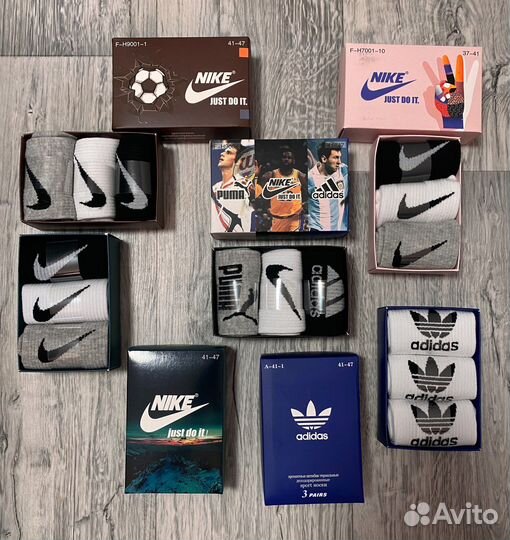 Носки женские и мужские в подарочной коробке