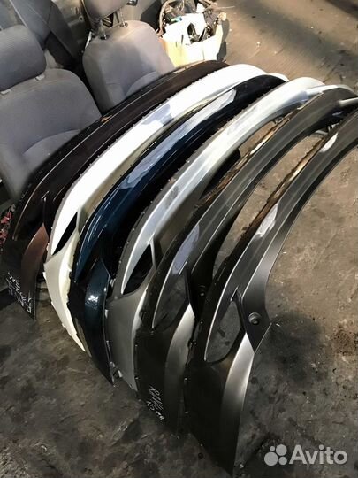 Бампер задний верхняя часть Toyota Rav4 CA40 рест