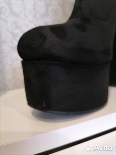 Ботильоны женские натуральная замша 38