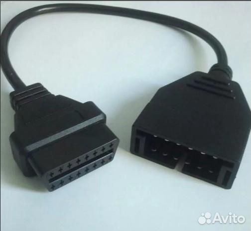 Переходник для автосканера ваз GM 12 pin OBD-1
