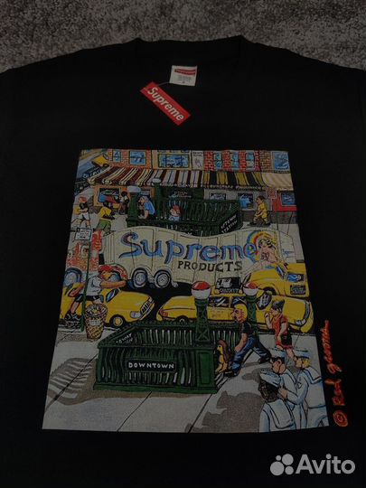 Футболка supreme manhattan tee