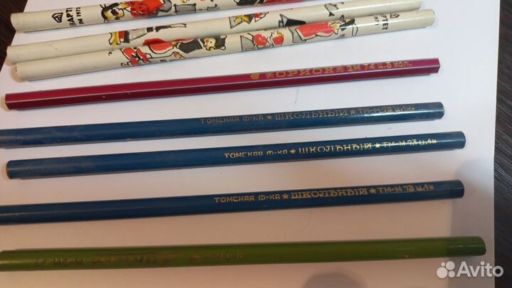 Карандаши простые ссср, 2М, тм-М