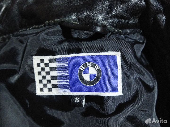 Мотокуртка кожаная