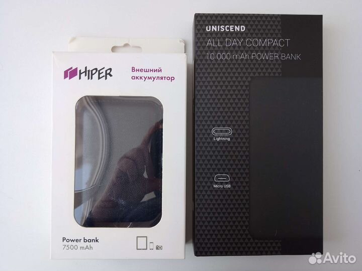 Hiper Powerbank SP 7500mah (1A, 2.1A), новый