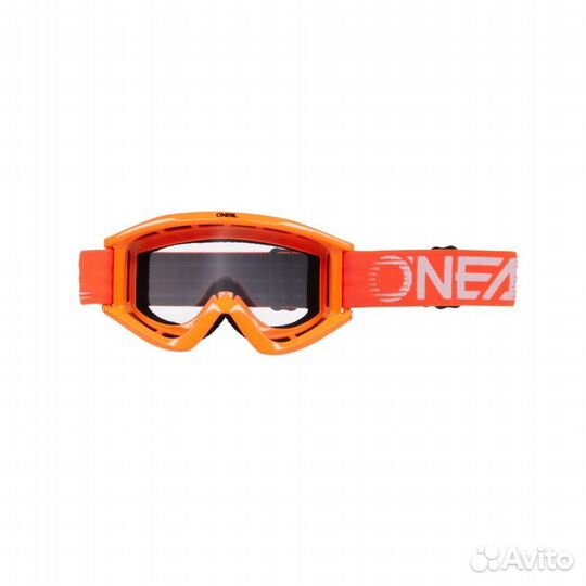 Мото-очки Oneal B-zero-V-22 Orange-clear