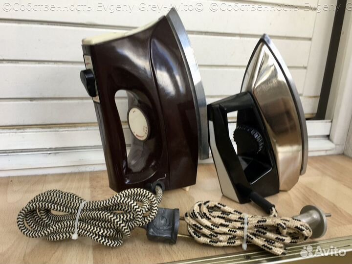 Утюг СССР электрический с паром