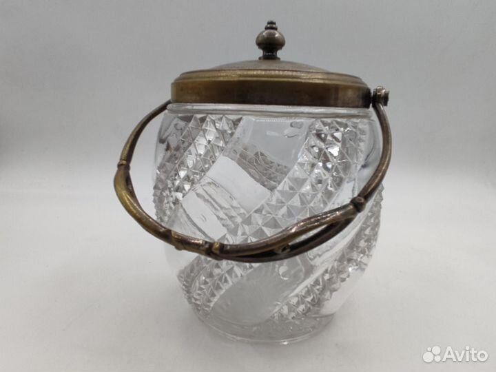 Большая антикварная Бисквитница 1930 г. Франция