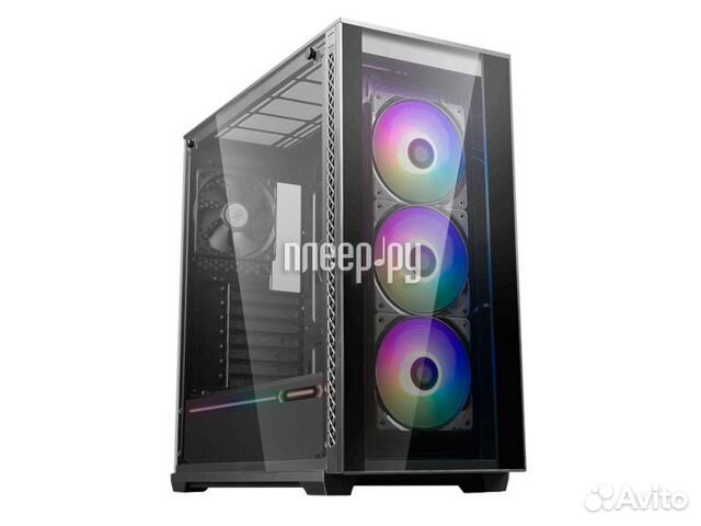 Deepcool Matrexx 70 ADD-RGB 3F Black ATX Без бп