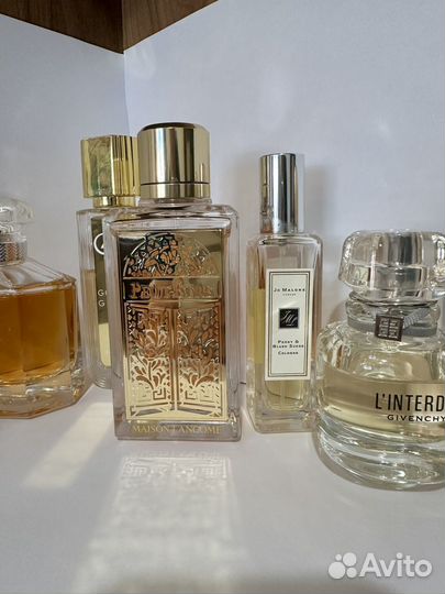 Парфюмерия остатки во флаконах