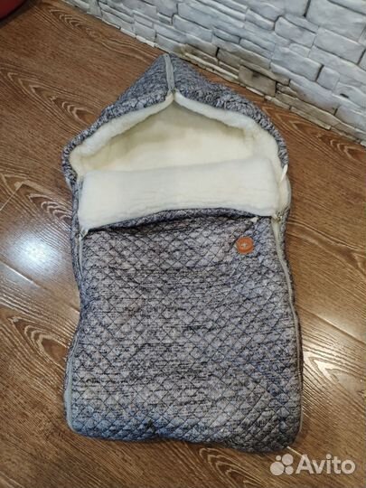 Зимний конверт в коляску