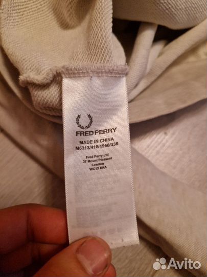 Fred Perry оригинал свитшот