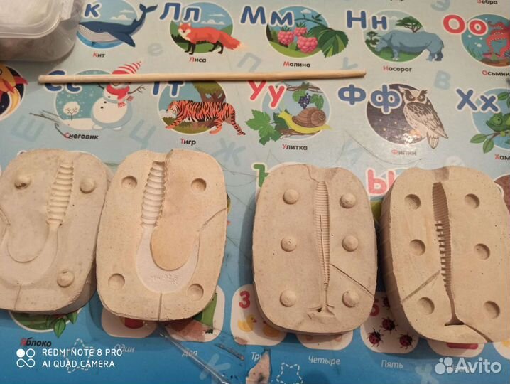 Форма для изготовления силиконовых приманок