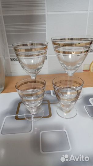 Рюмки и фужеры по 2 шт