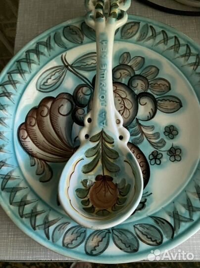 Блюдо фарфор настеннное